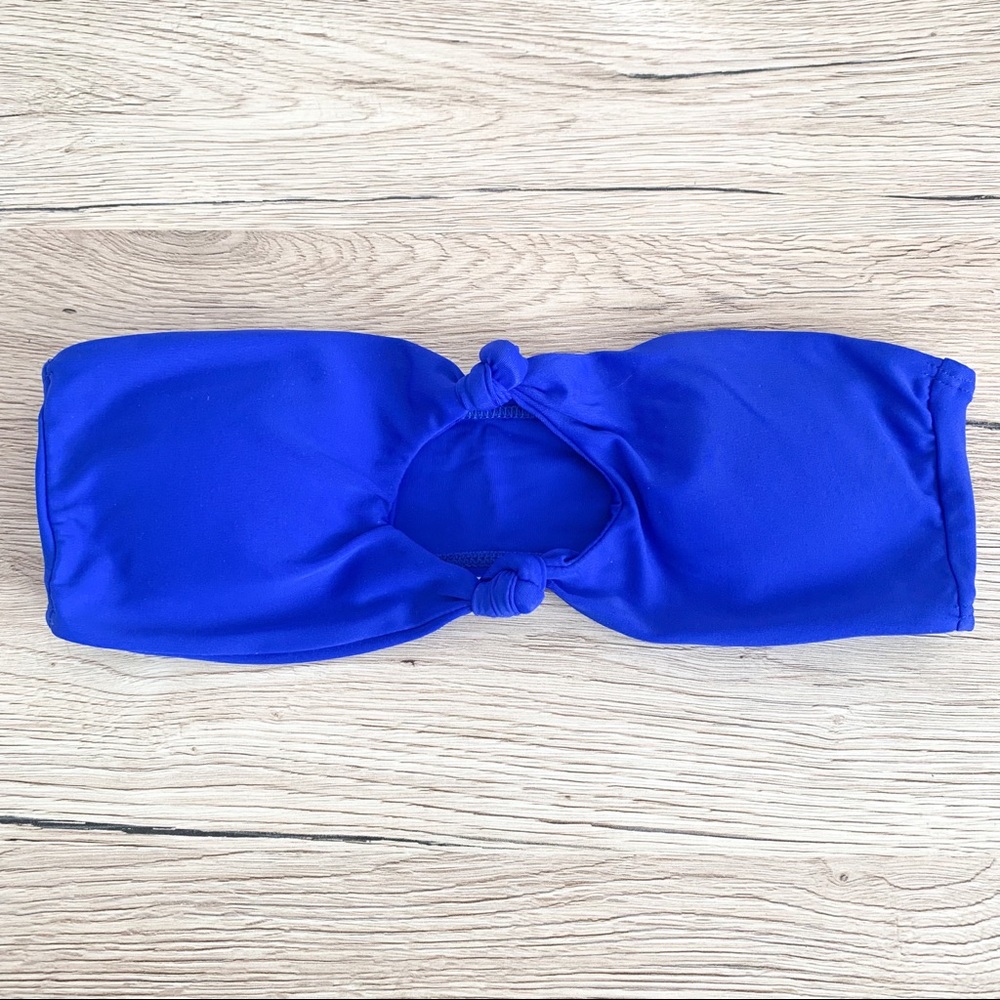 2/$30 bandeau style knot detail bikini top